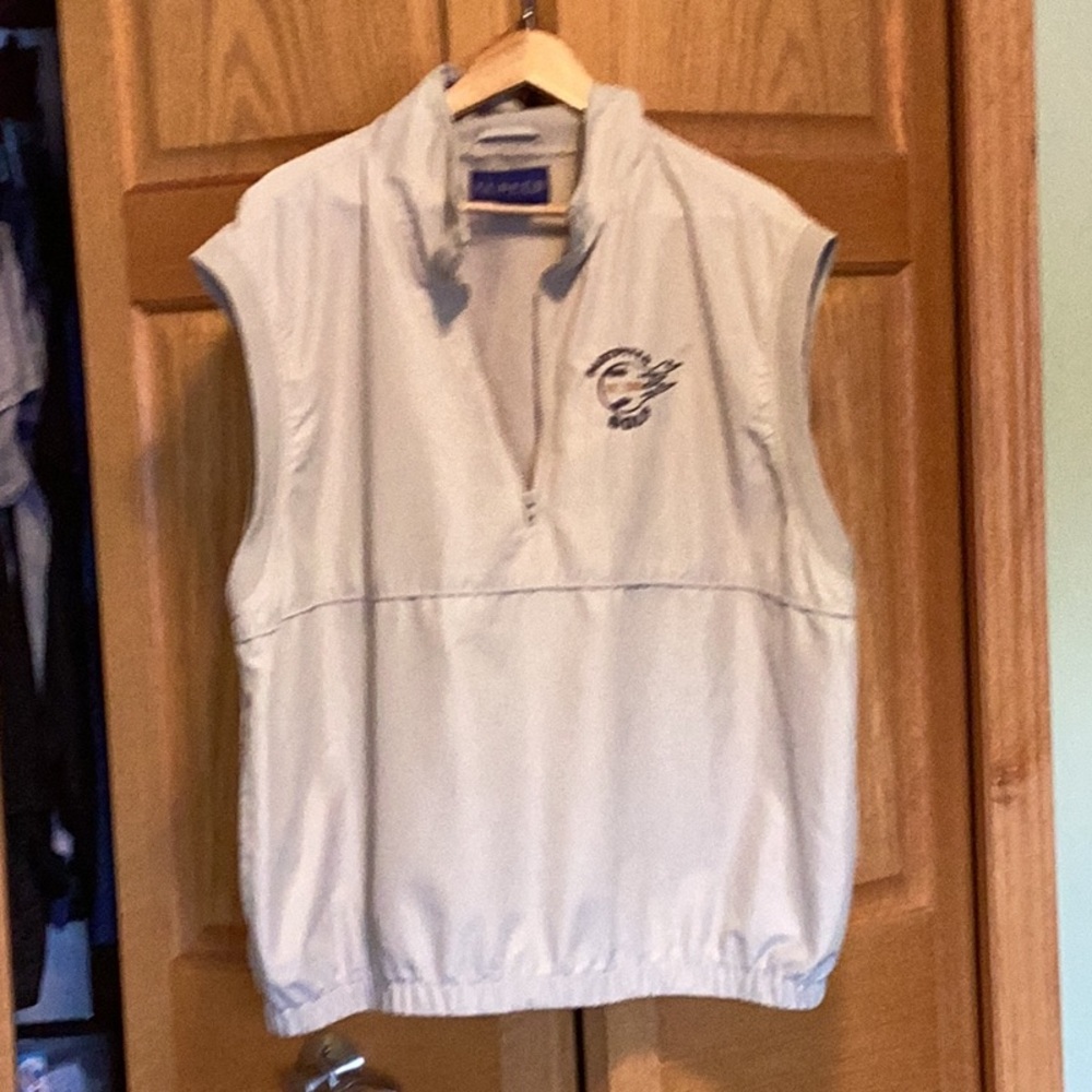 Vintage Starter White Sleeveless Vest